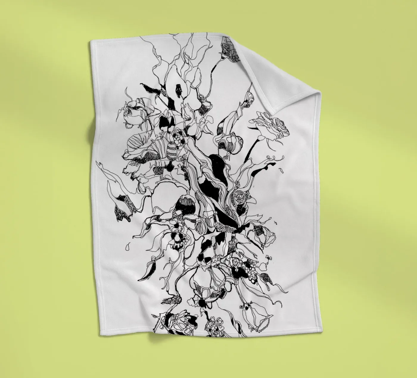 flowers Fleecedecke von k i m