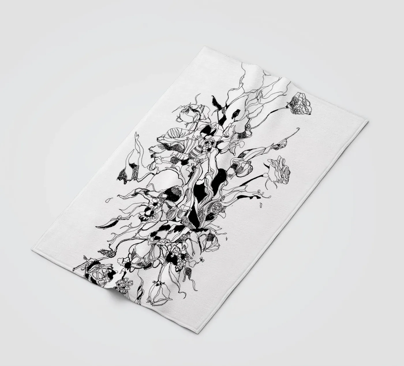 flowers Fleecedecke von k i m