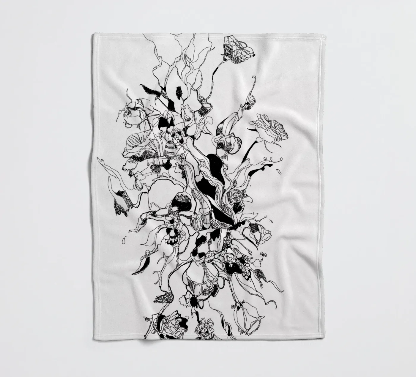 flowers Fleecedecke von k i m