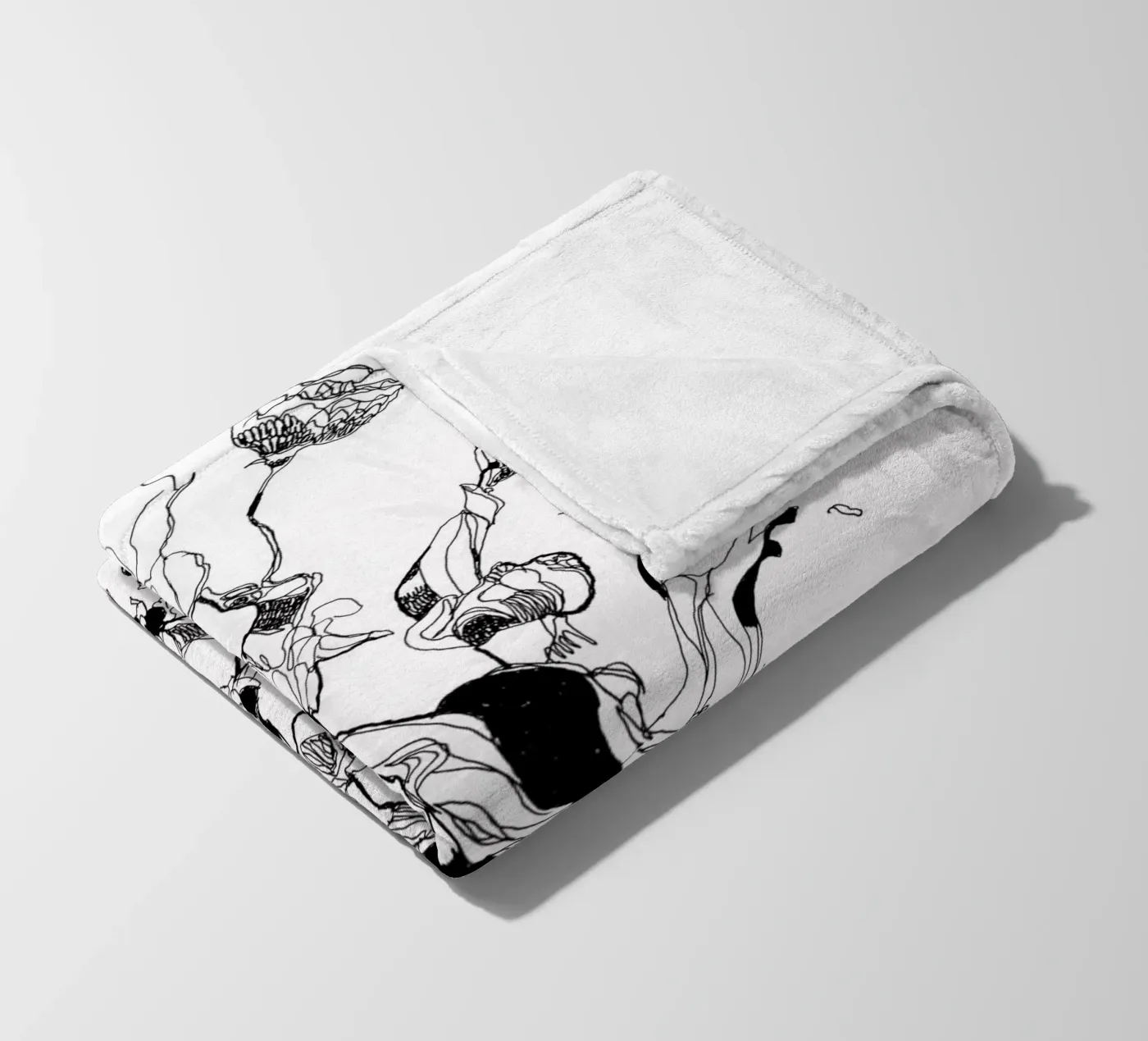 flowers Fleecedecke von k i m