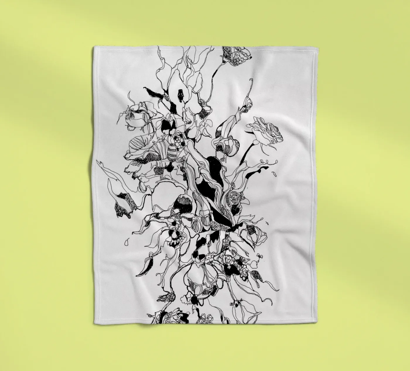 flowers Fleecedecke von k i m
