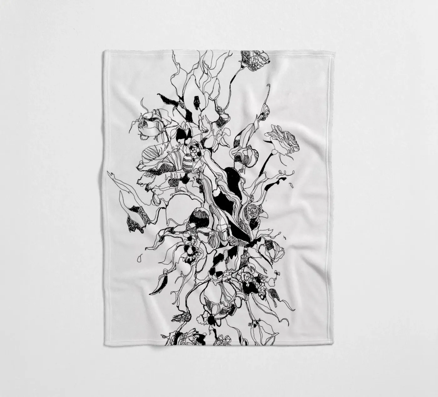 flowers Fleecedecke von k i m