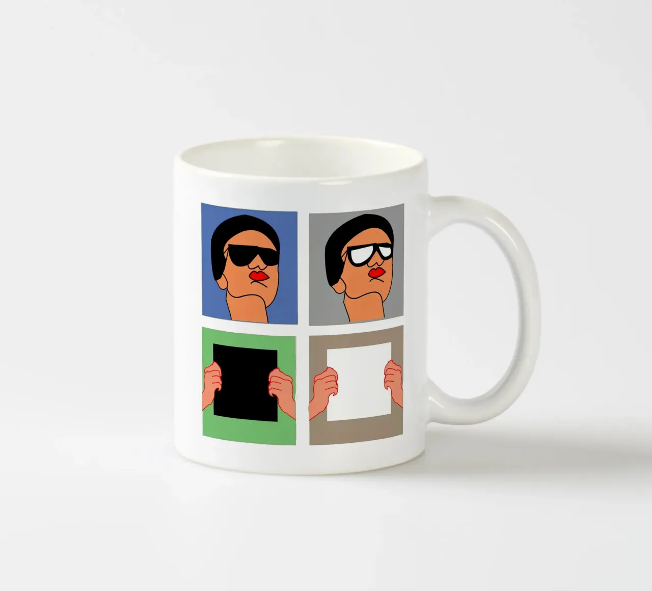 Volti tazza in ceramica da hanna shop