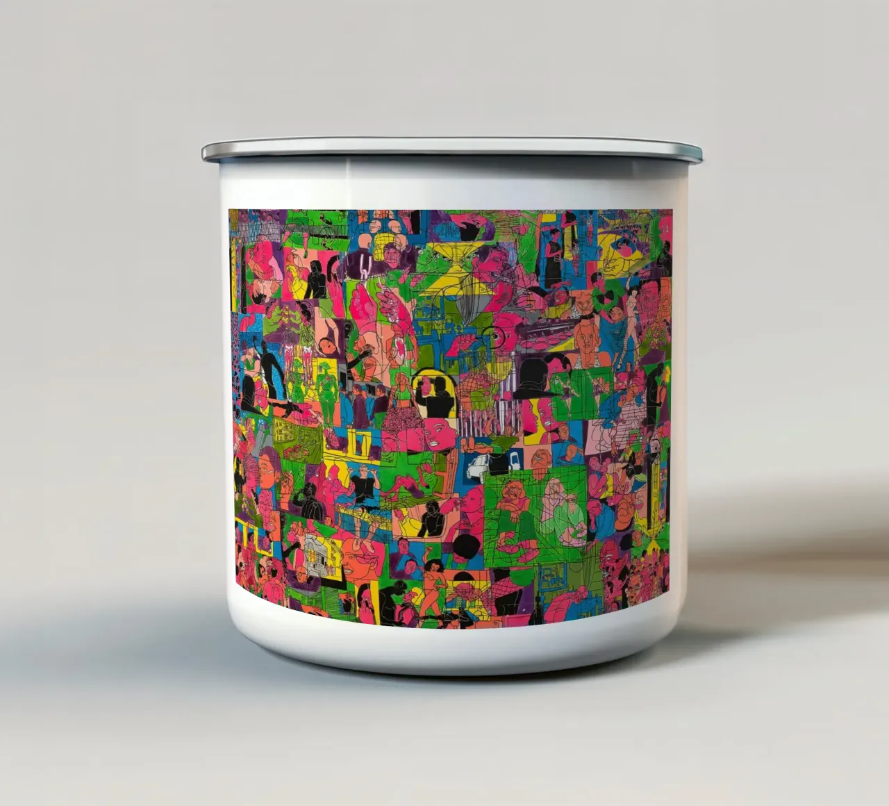 SERIE INTERNA ED ESTERNA tazza in smalto da hanna shop