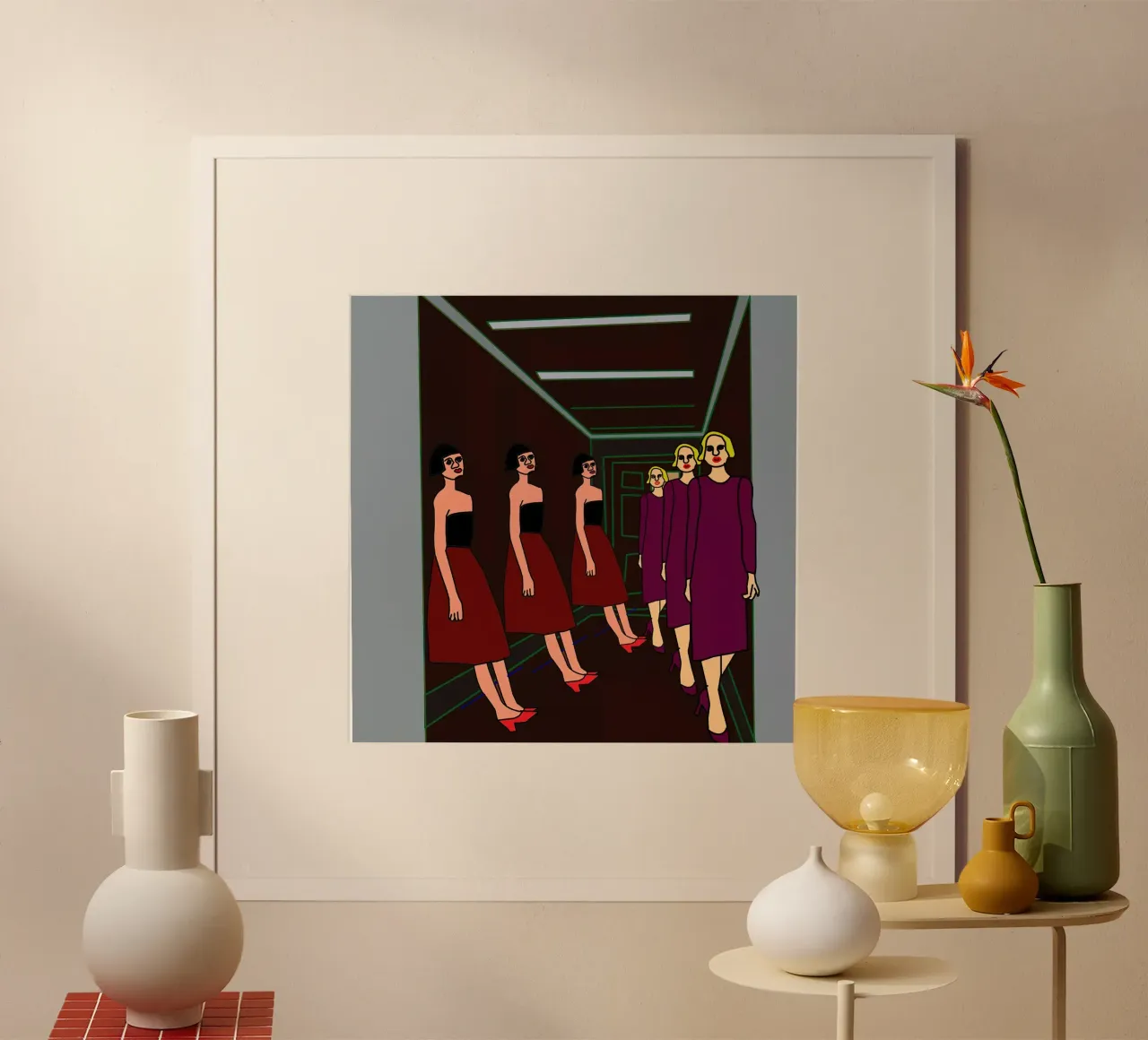 Sala d'attesa poster con telaio in plastica da hanna shop