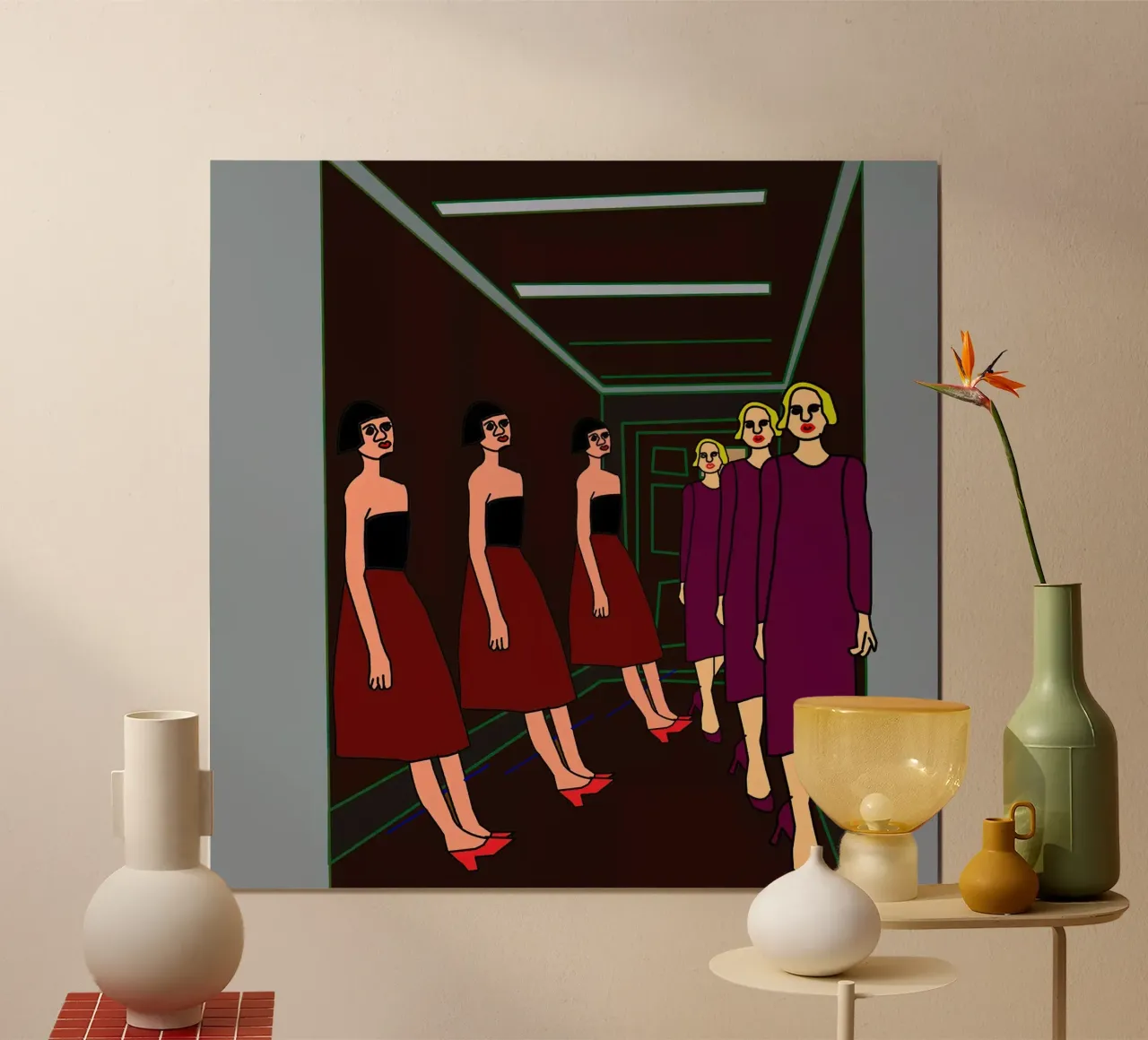 Sala d'attesa poster con telaio in plastica da hanna shop