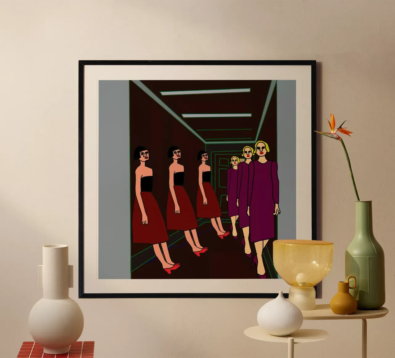 Sala d'attesa poster con telaio in plastica da hanna shop