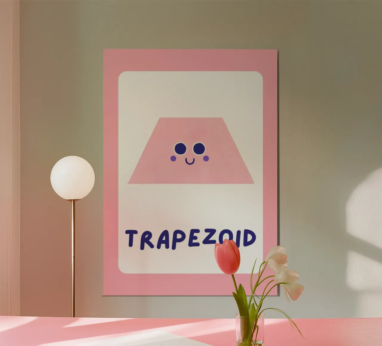 Poster a forma di trapezio - Arte per la cameretta dei bambini poster da vintagepod