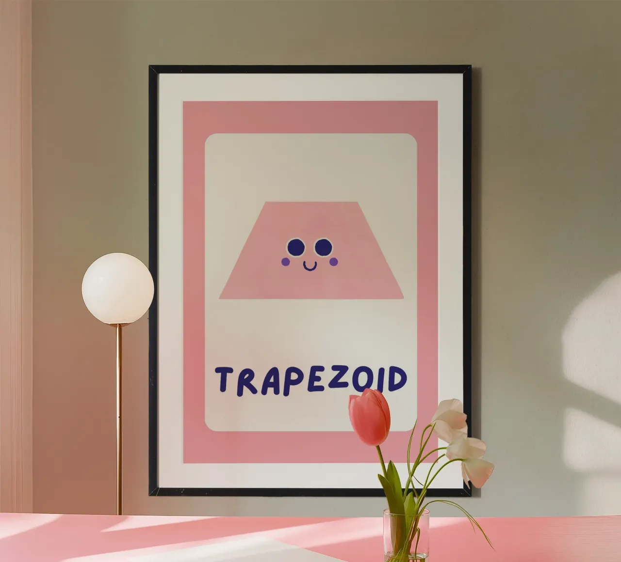 Poster a forma di trapezio - Arte per la cameretta dei bambini poster da vintagepod