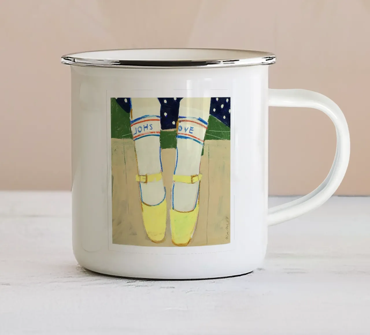 Sul molo tazza in smalto da hanna shop