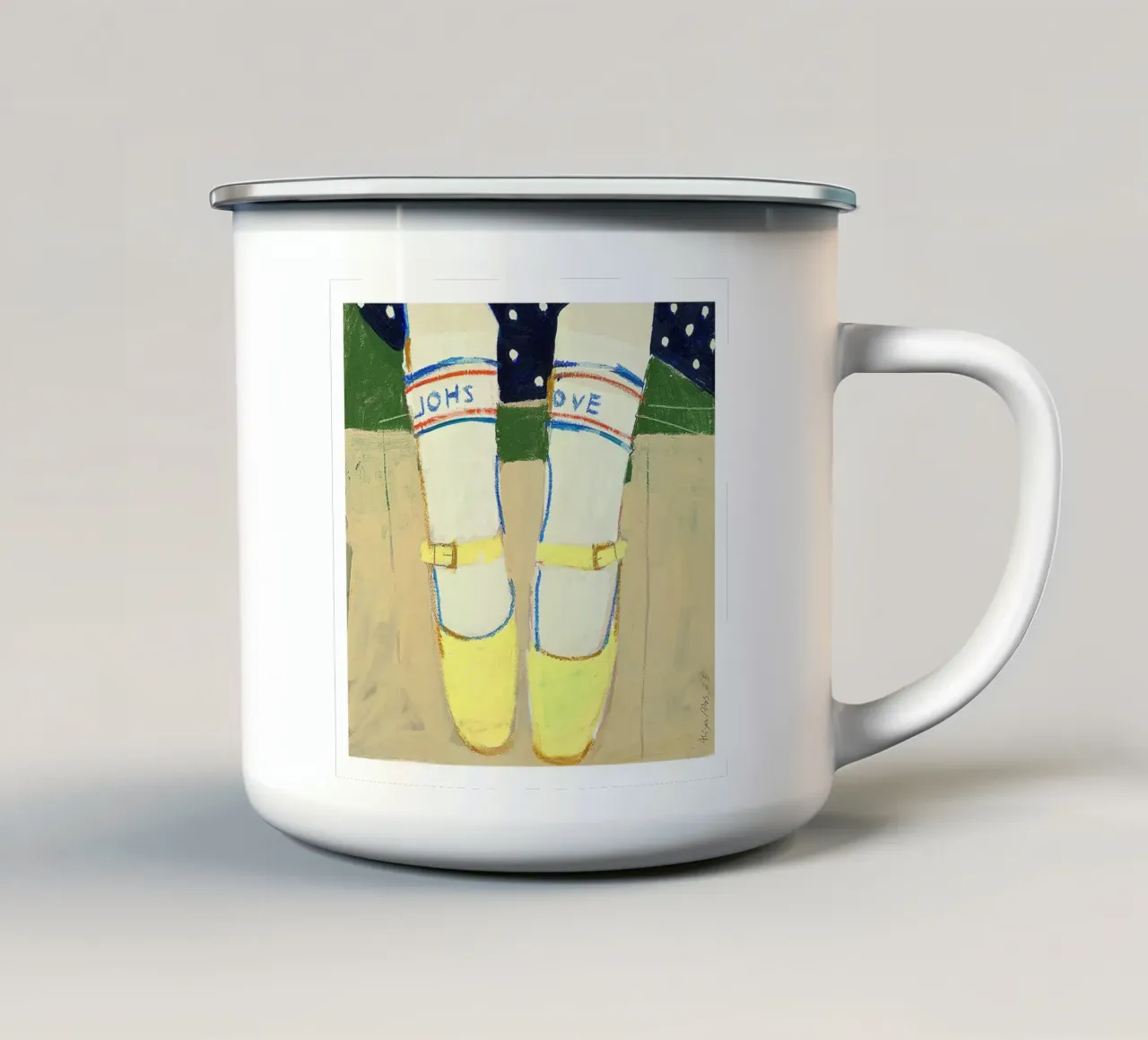 Sul molo tazza in smalto da hanna shop