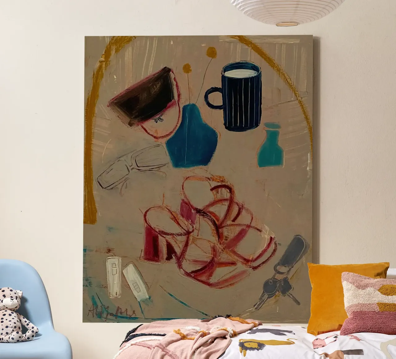 Change Of Plans canvas with Floater frame by hanna shop
