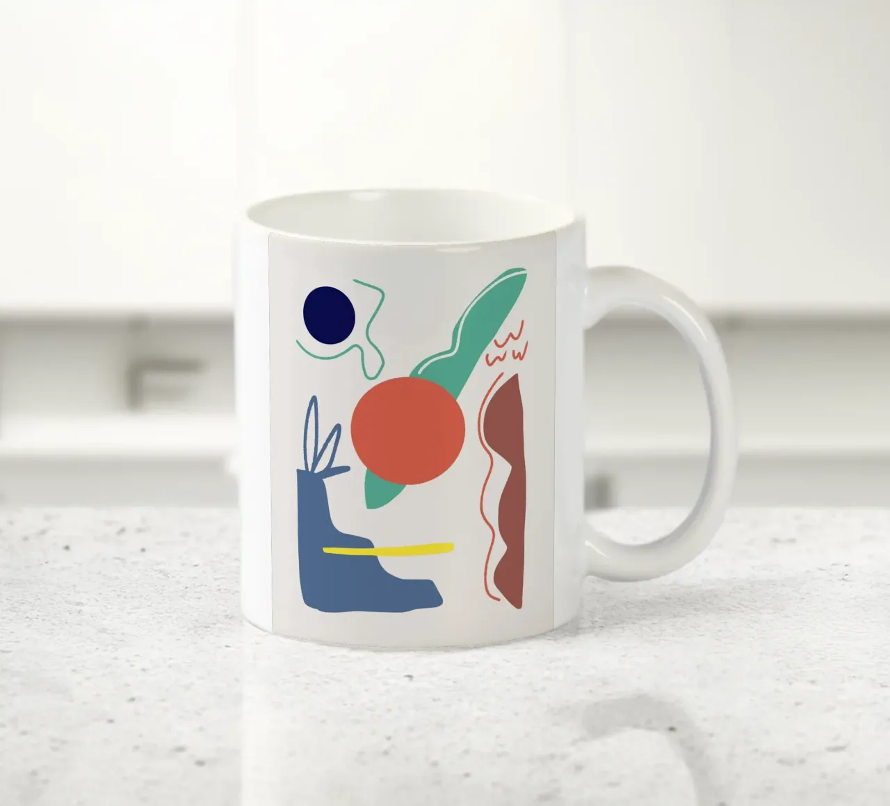 Ritagliare la composizione 05 tazza in ceramica da Little Dean