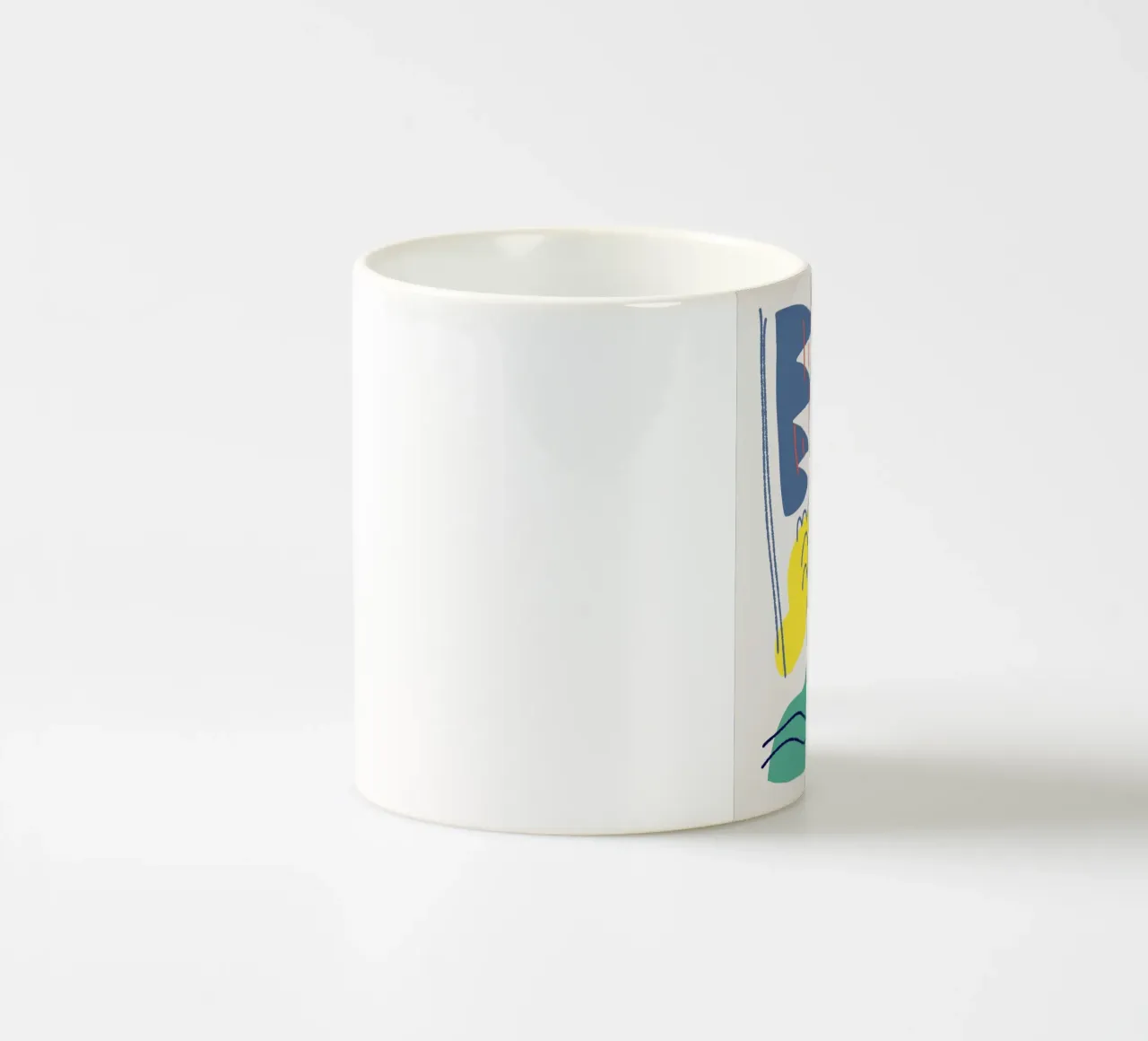 Ritagliare la composizione 06 tazza in ceramica da Little Dean
