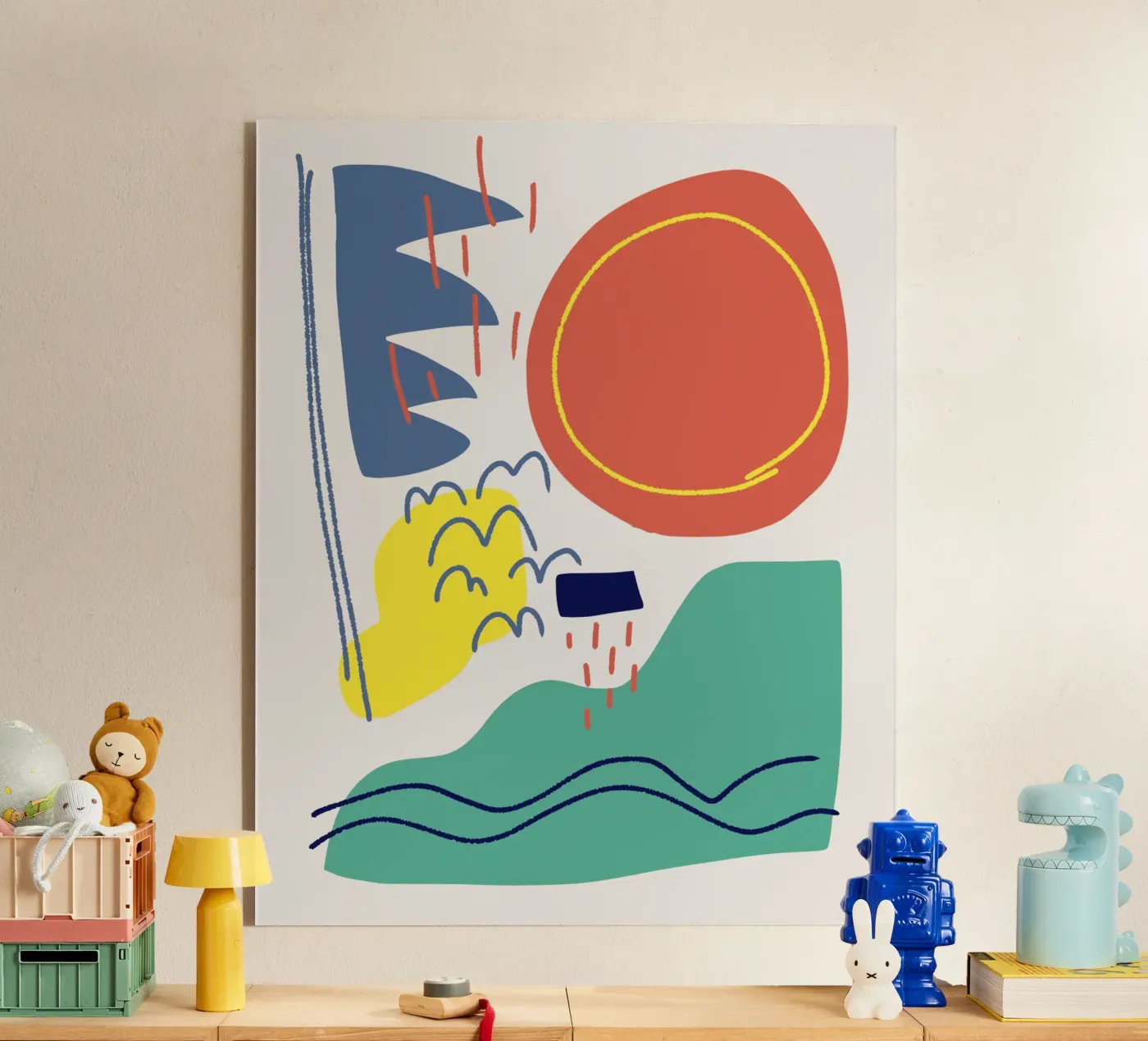 Cut out composition 06 plexiglas de Little Dean