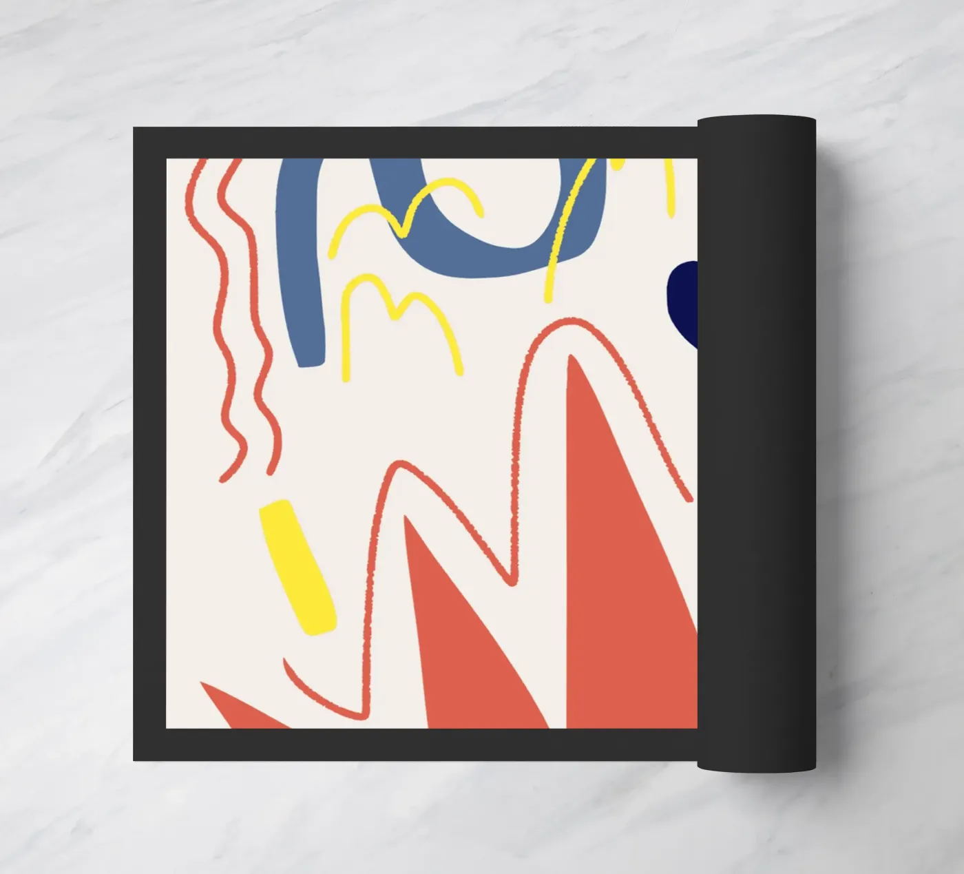 Cut out composition 07 doormat by Little Dean