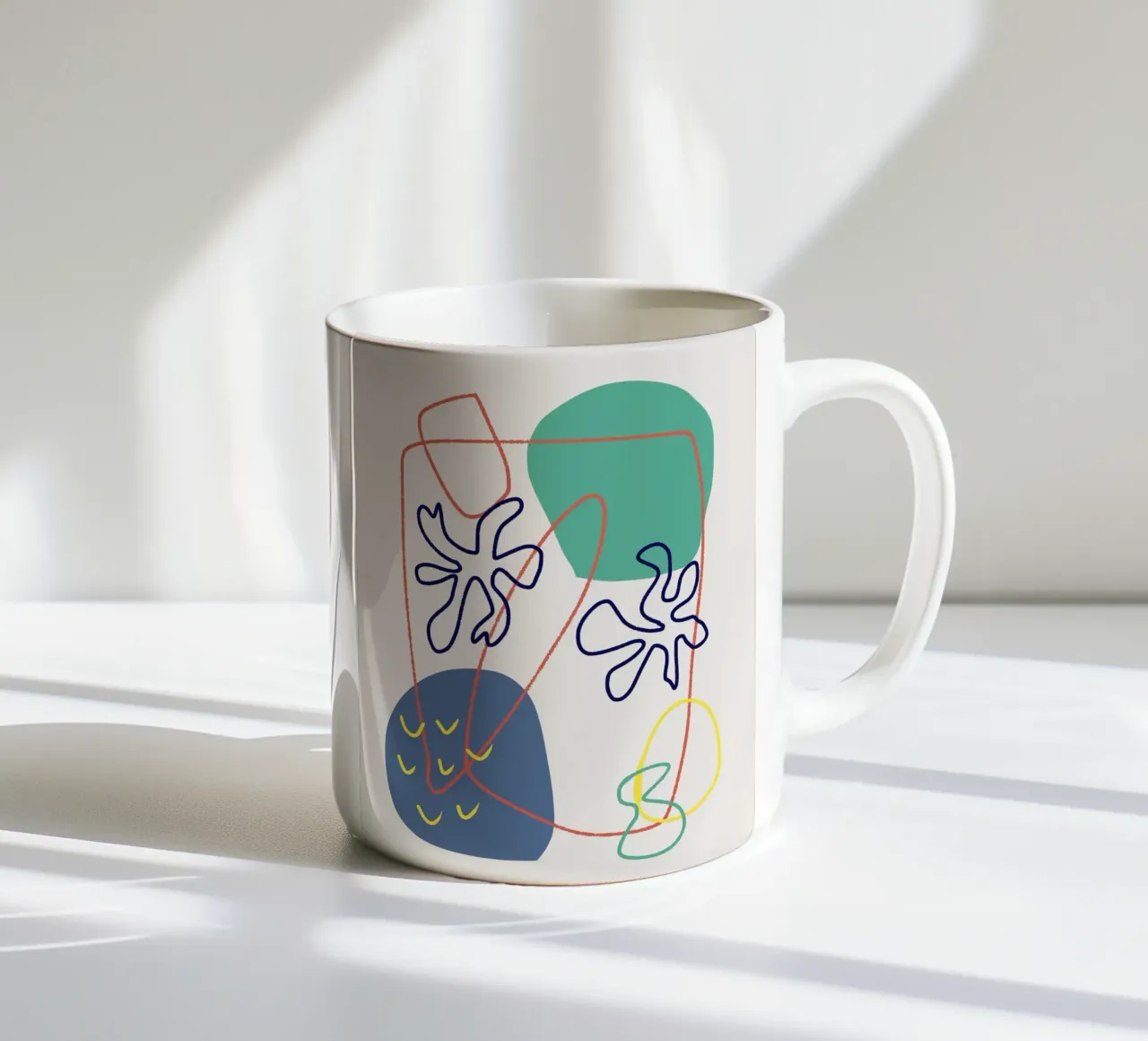 Ritagliare la composizione 08 tazza in ceramica da Little Dean