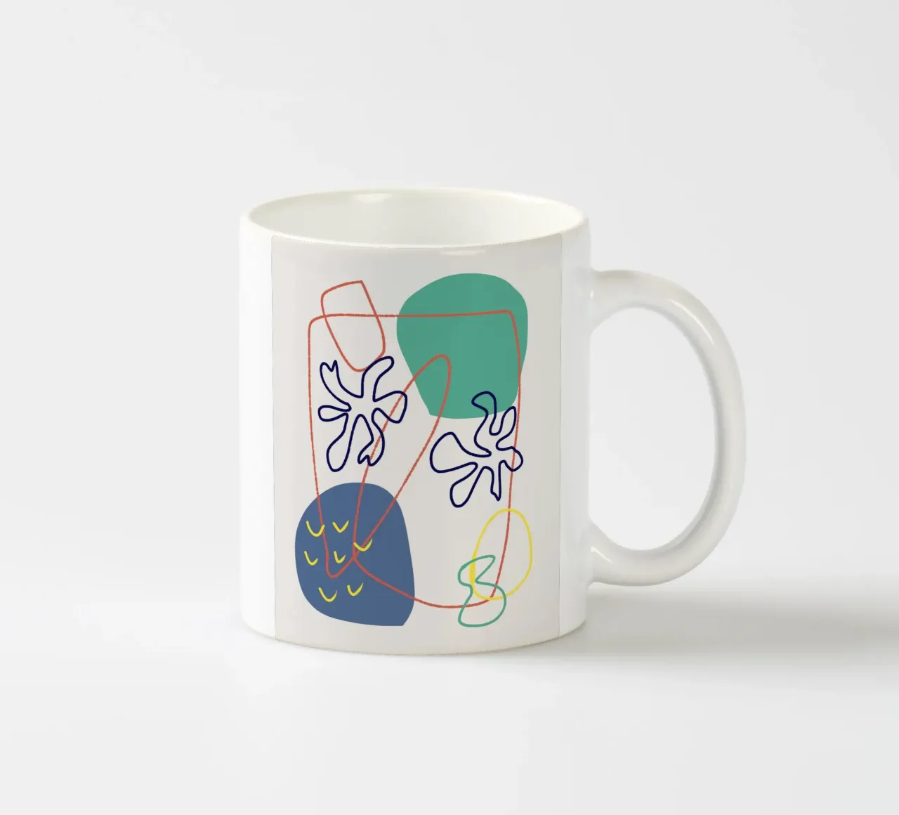 Ritagliare la composizione 08 tazza in ceramica da Little Dean