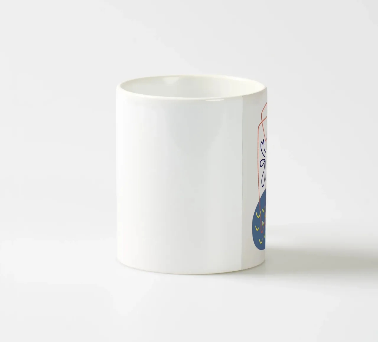 Ritagliare la composizione 08 tazza in ceramica da Little Dean