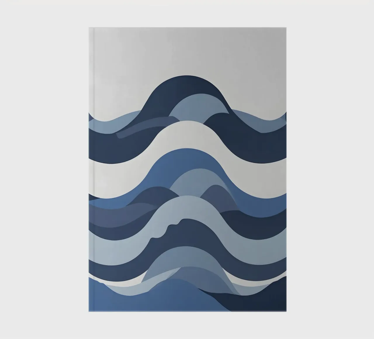 Abstract Waves notebook by Botanical Gallery