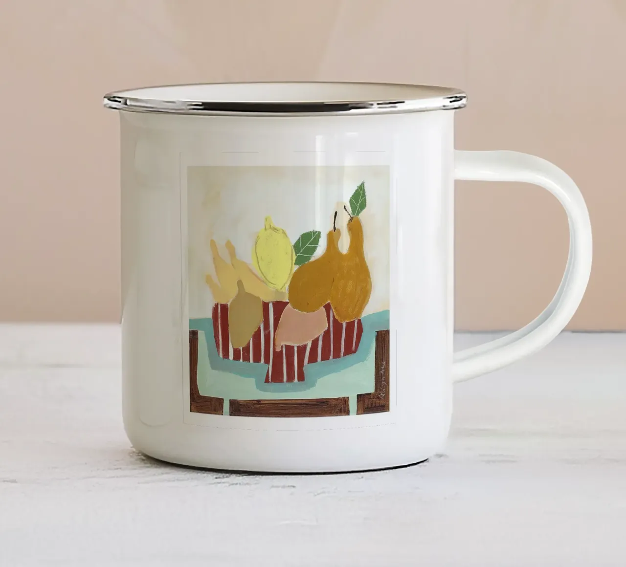Pere dolci tazza in smalto da hanna shop
