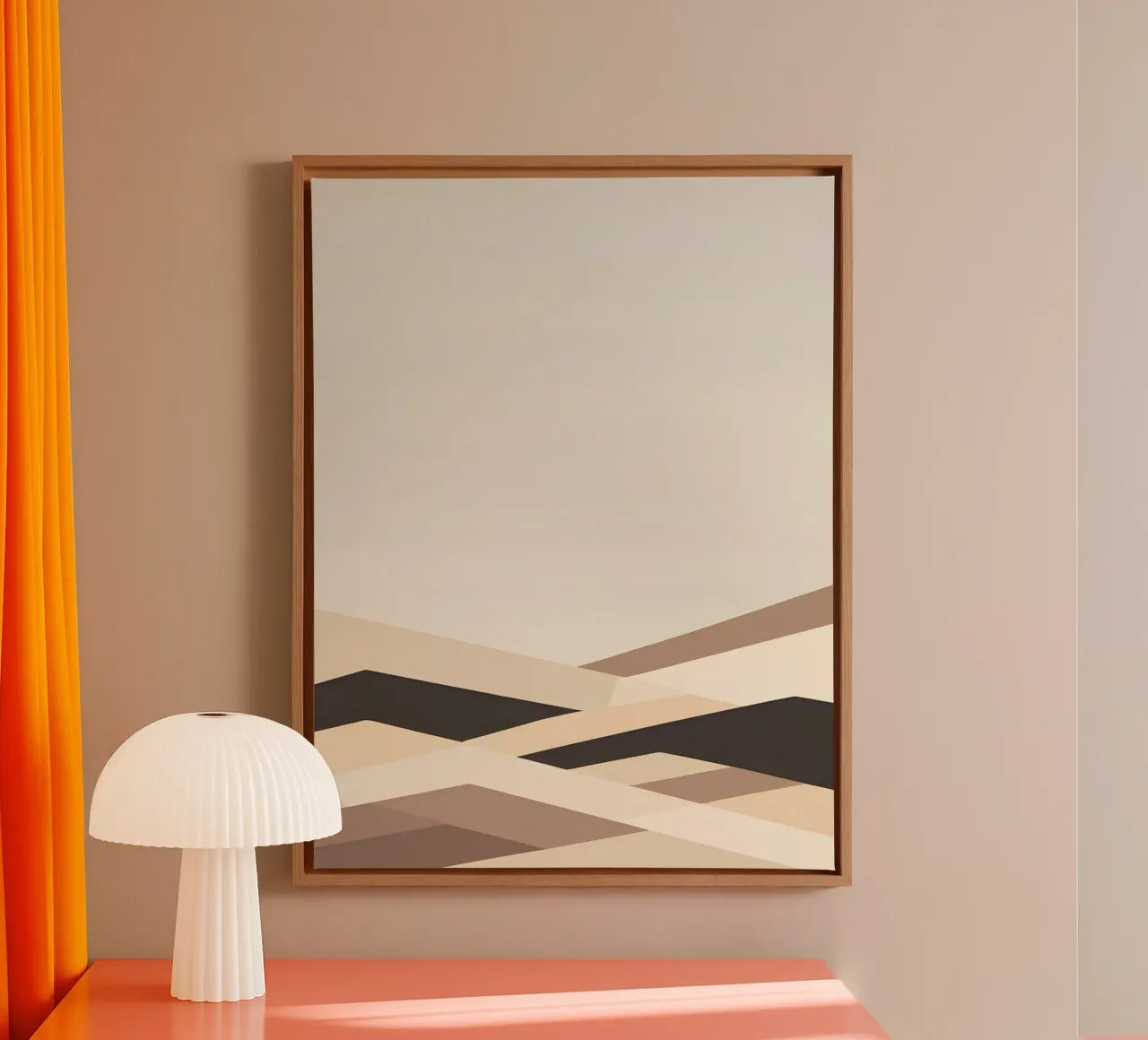 Linea Horizon tela con Cornice a cassetta da The Green Room