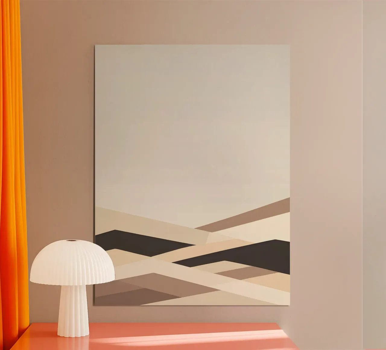 Linea Horizon poster con telaio in legno da The Green Room