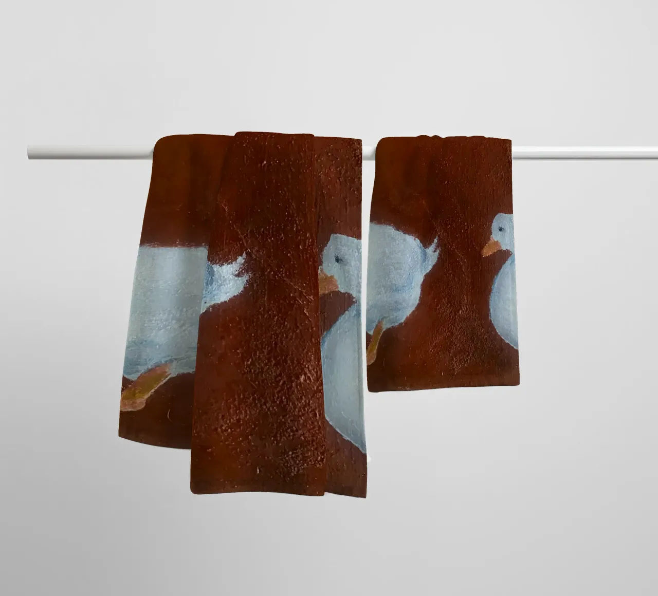 Le point de vue du canard serviette de bain de hanna shop