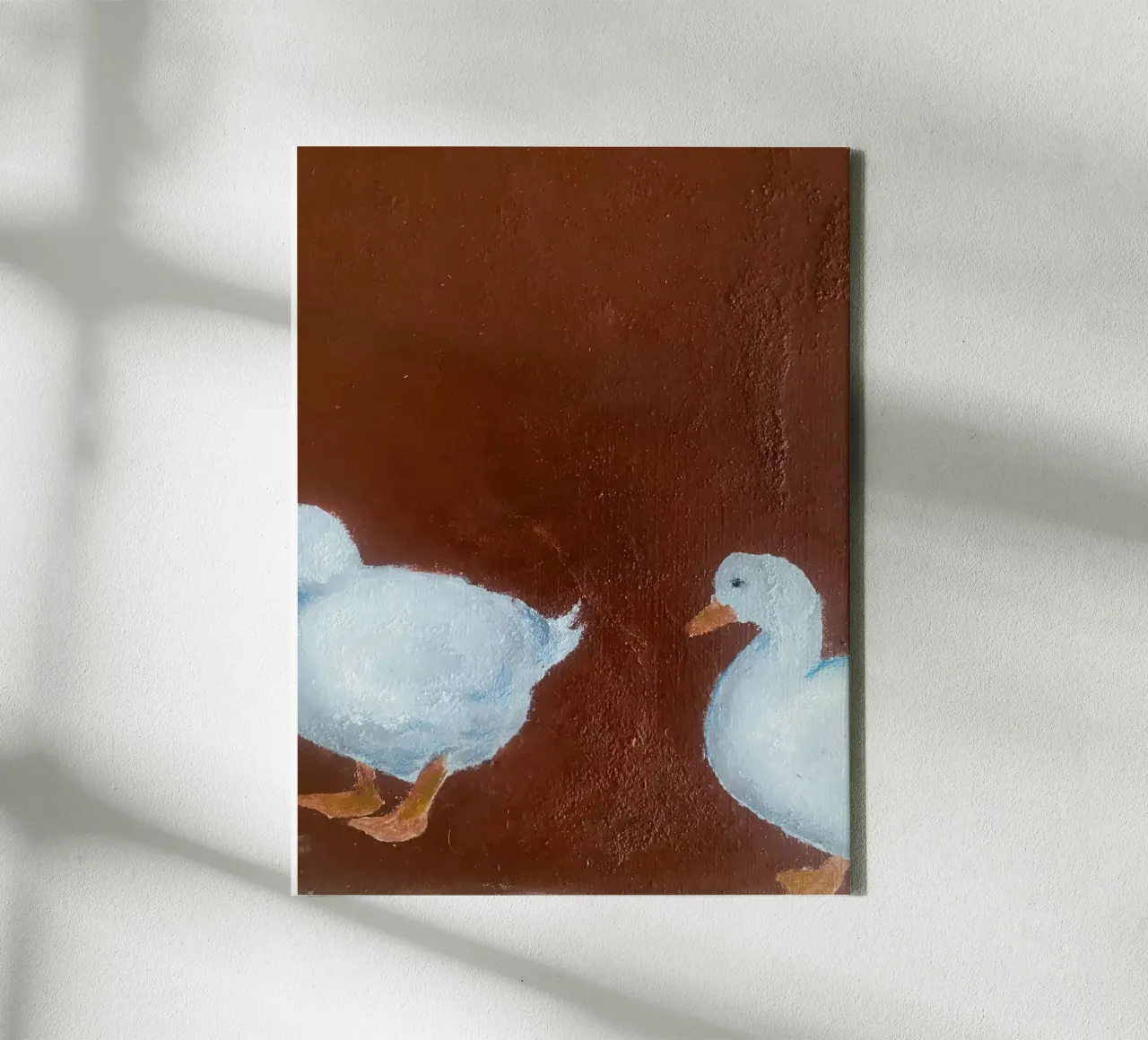 Eendenpaal canvas met Baklijst van hanna shop