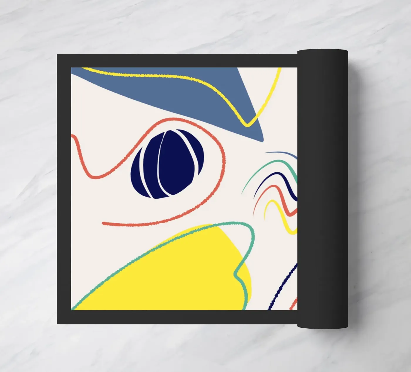 Cut out composition 10 doormat by Little Dean