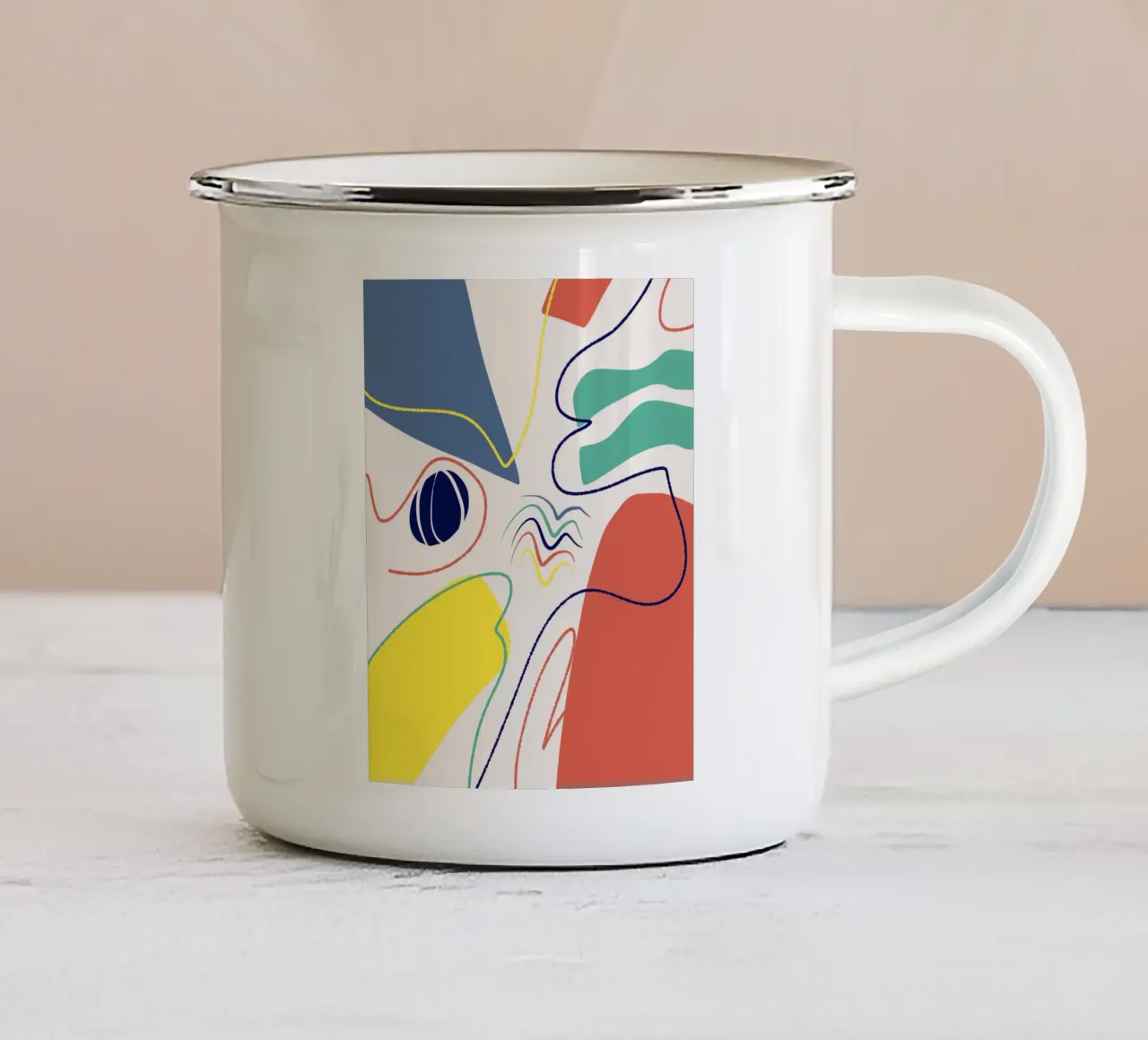 Ritagliare la composizione 10 tazza in smalto da Little Dean