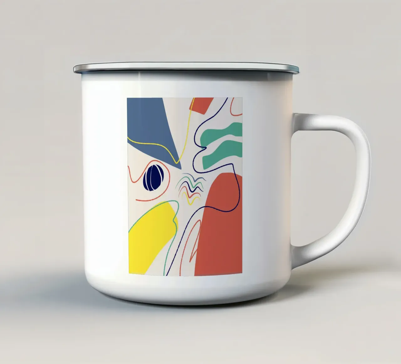 Ritagliare la composizione 10 tazza in smalto da Little Dean