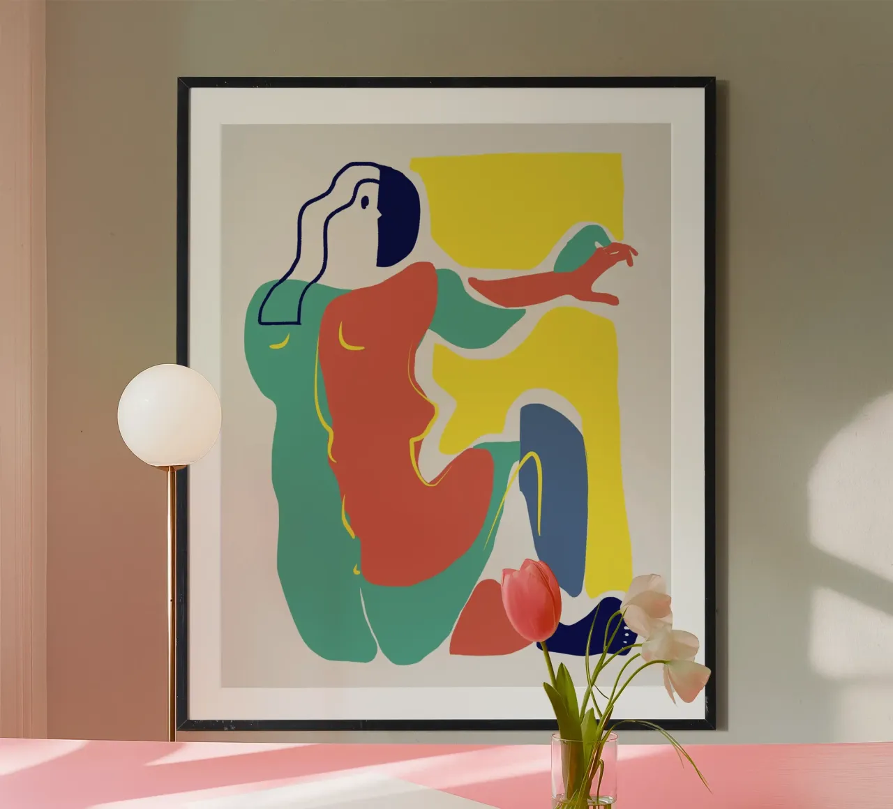 Ritagliare la composizione 11 poster con telaio in legno da Little Dean