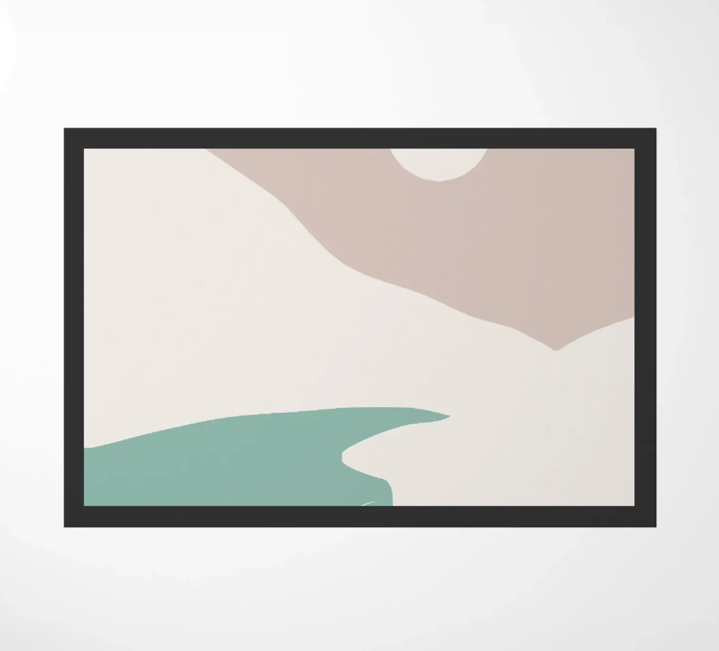 White landscape deurmat van Little Dean