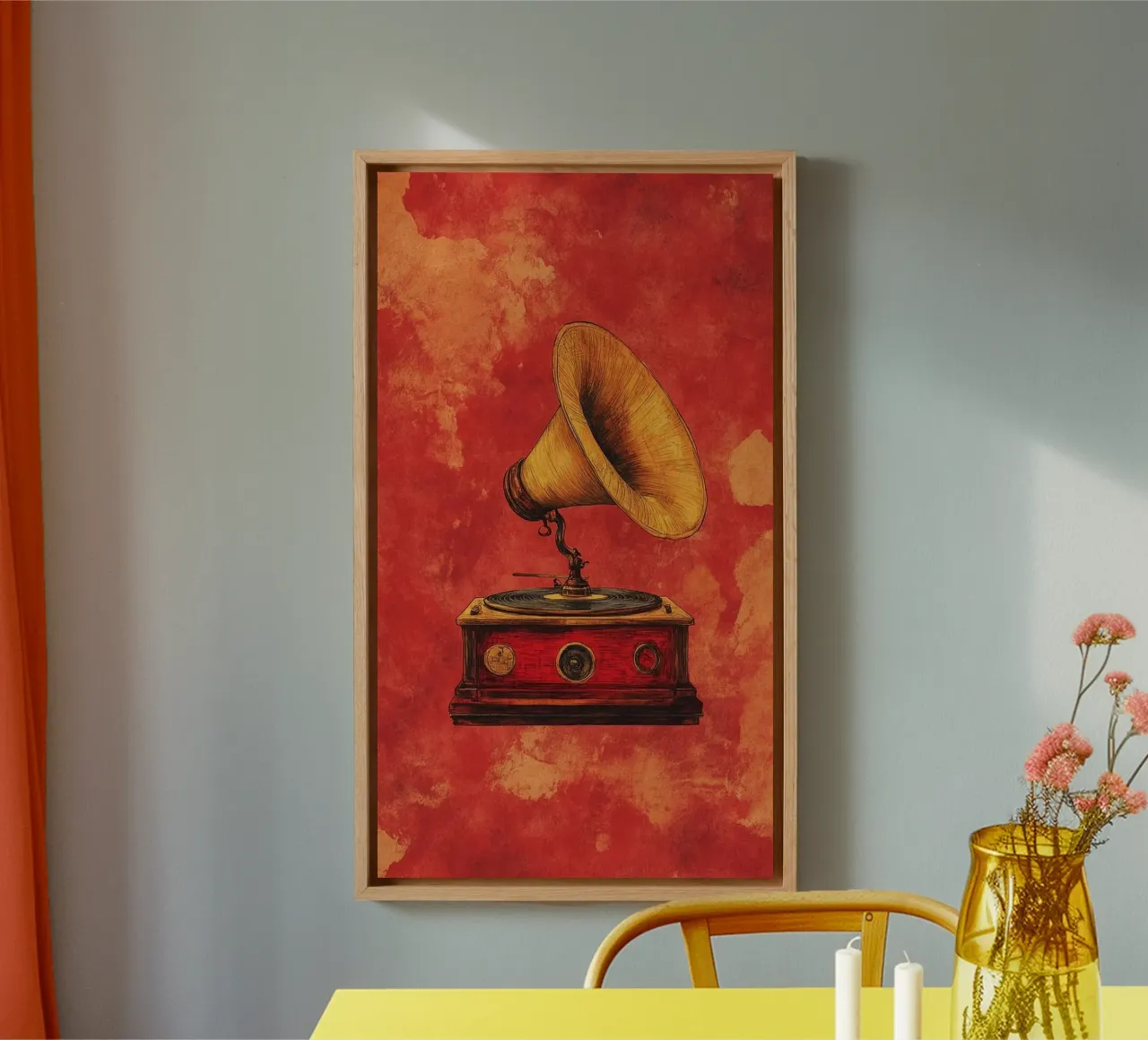 the audio red tela con Cornice a cassetta da huminity