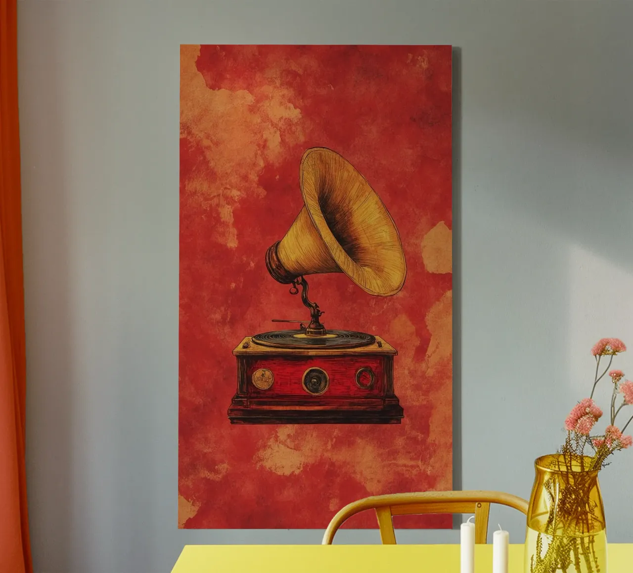 the audio red tela con Cornice a cassetta da huminity