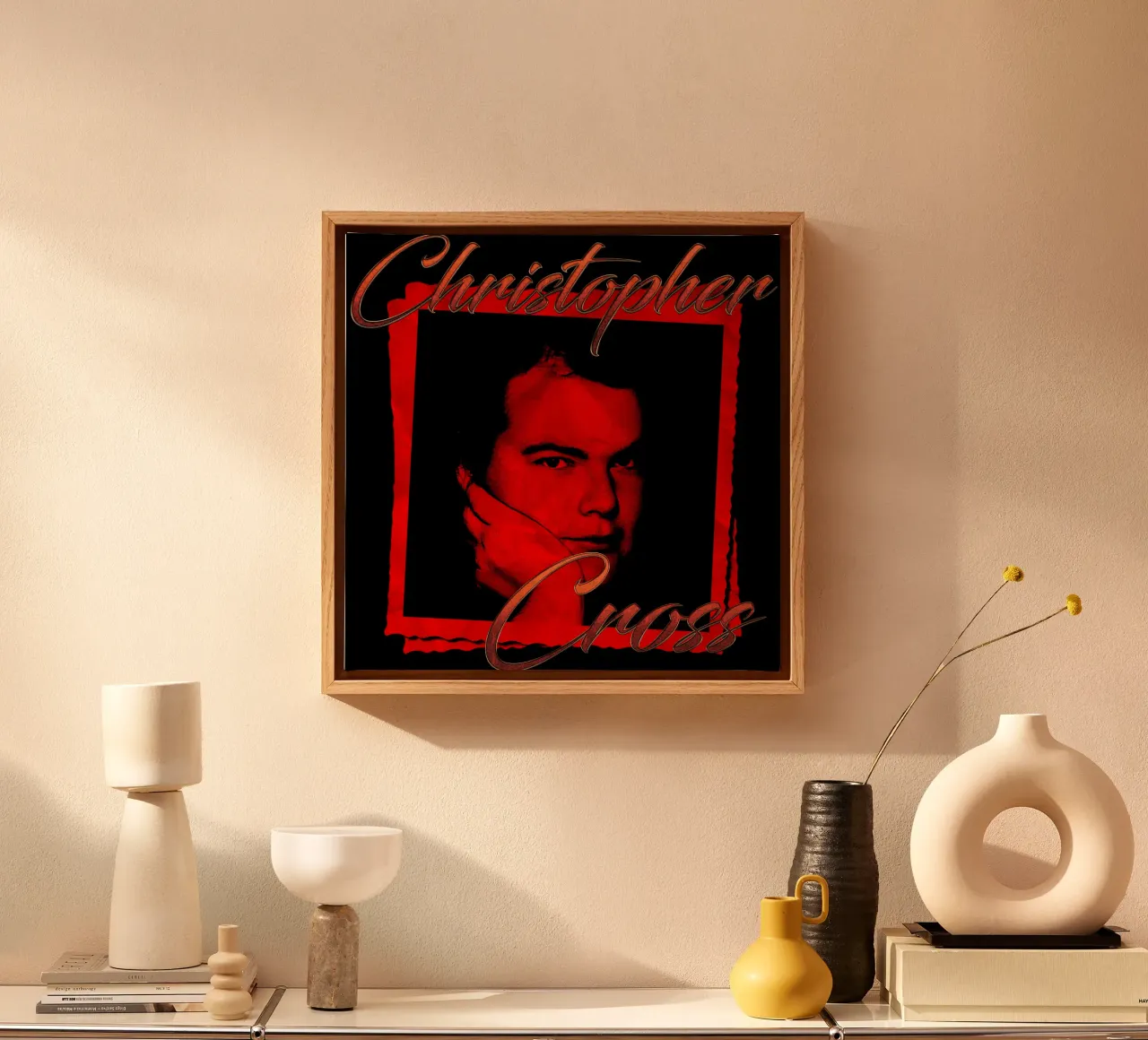 Segeln Christopherrr Cross Leinwand mit Schattenfugenrahmen von igoshdesigns