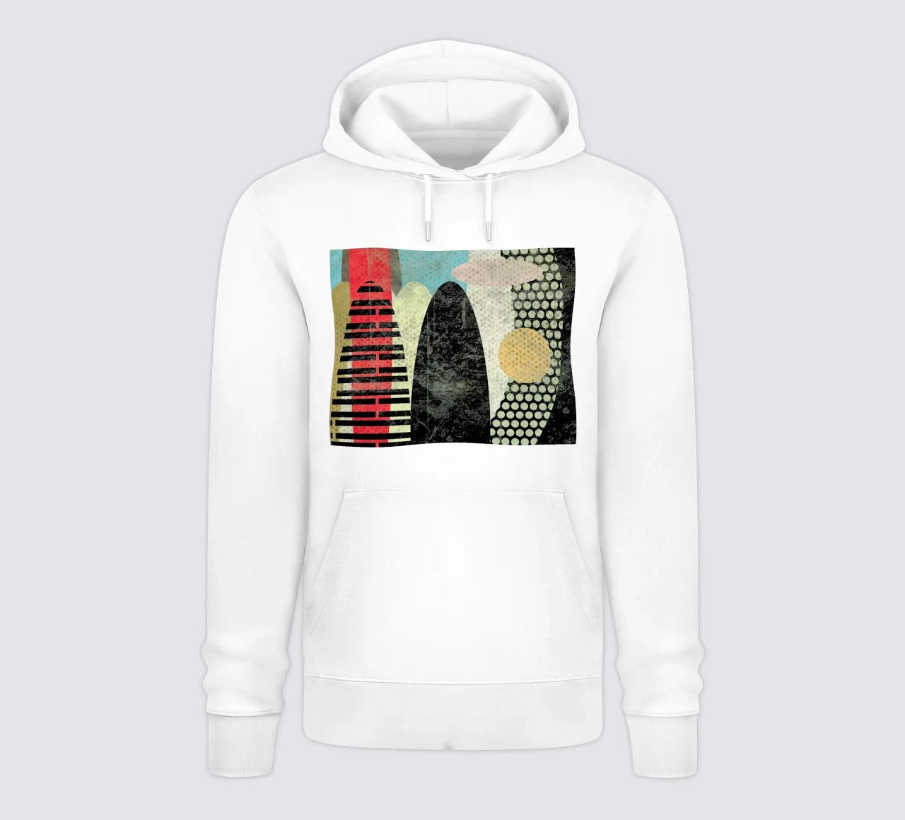 Abstraction felpa con cappuccio da Metron