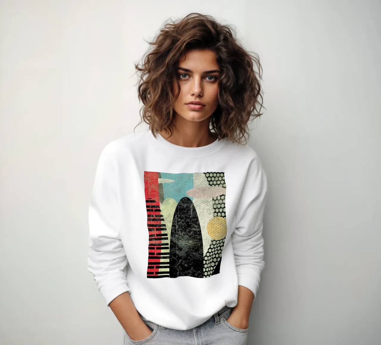 Abstraction sweatshirt van Metron