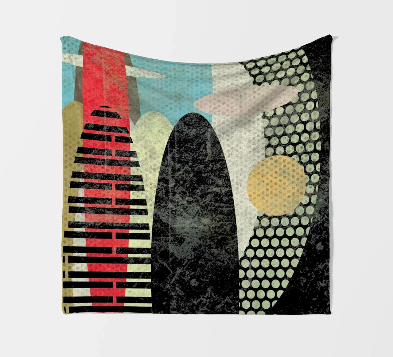 Abstraction fleece blanket by Metron