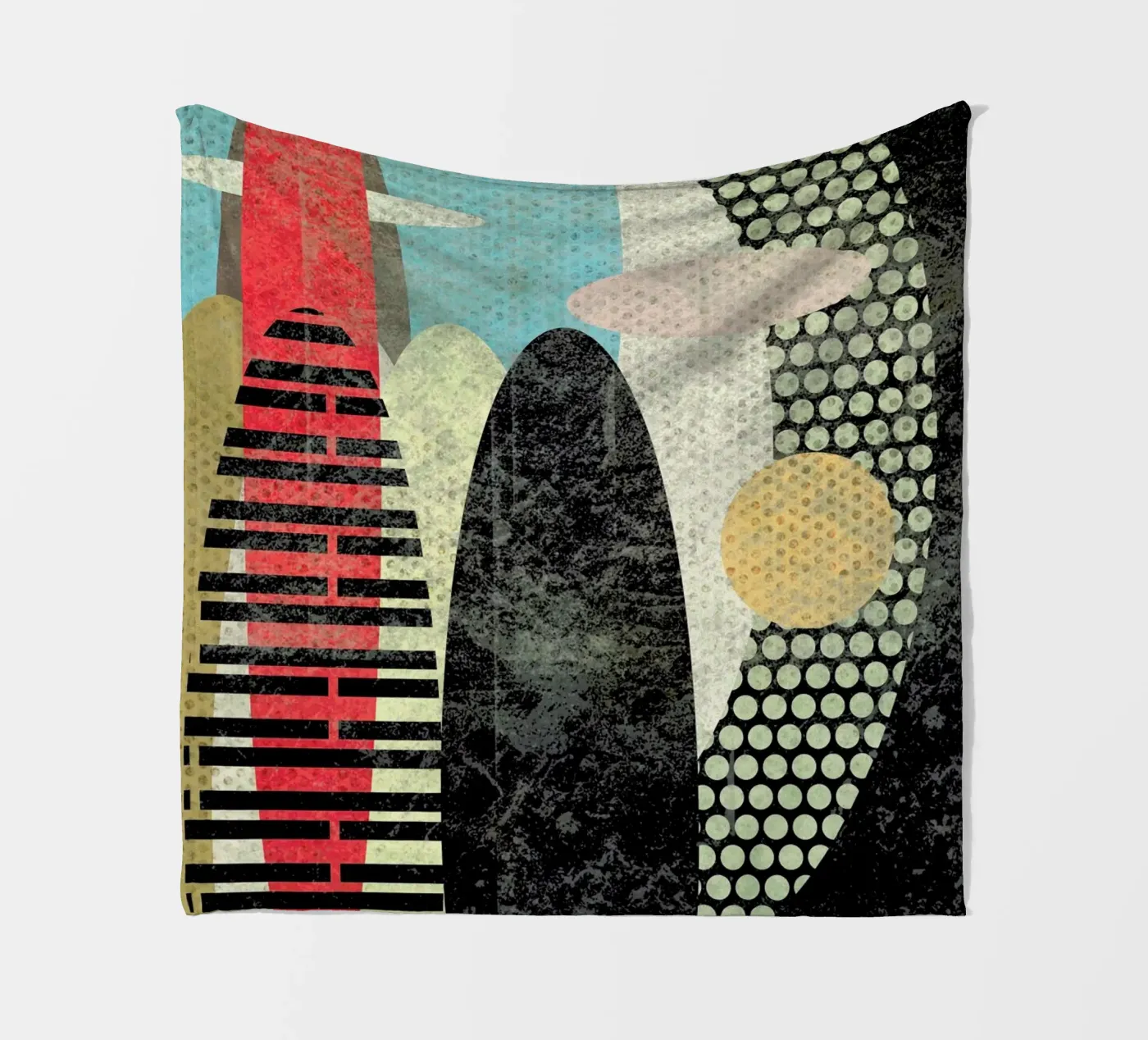Abstraction fleecedeken van Metron