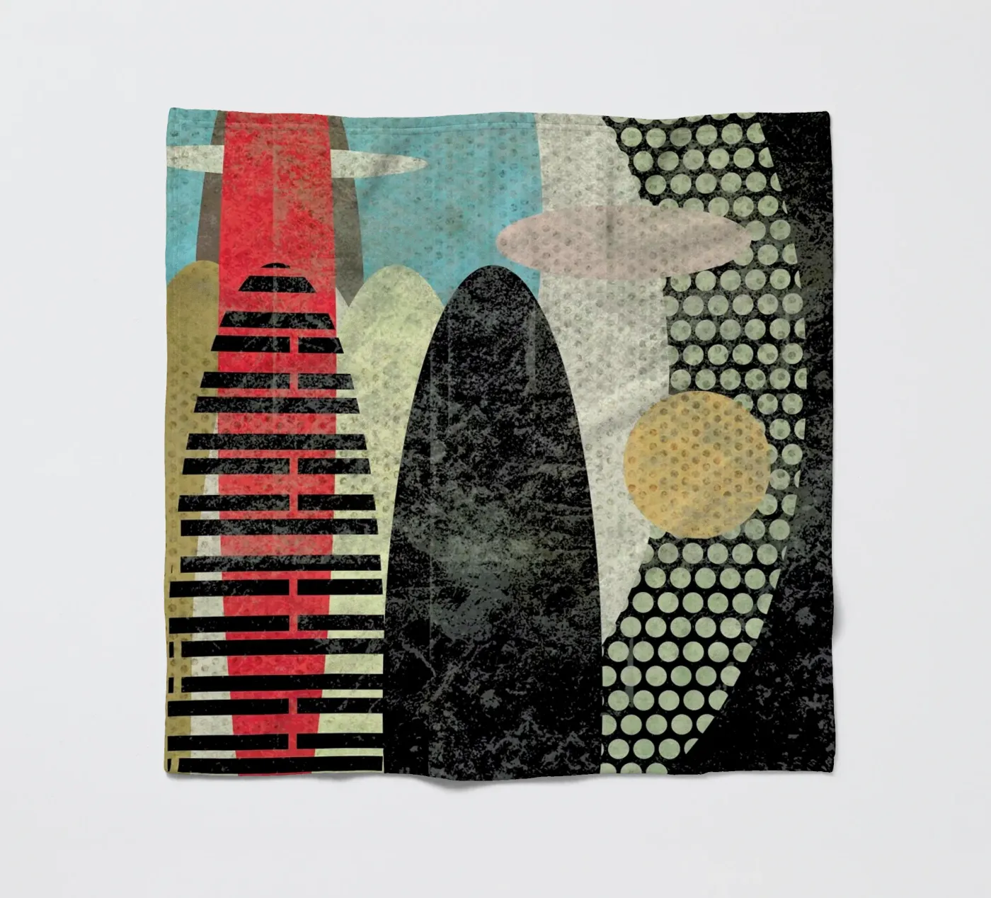Abstraction fleecedeken van Metron