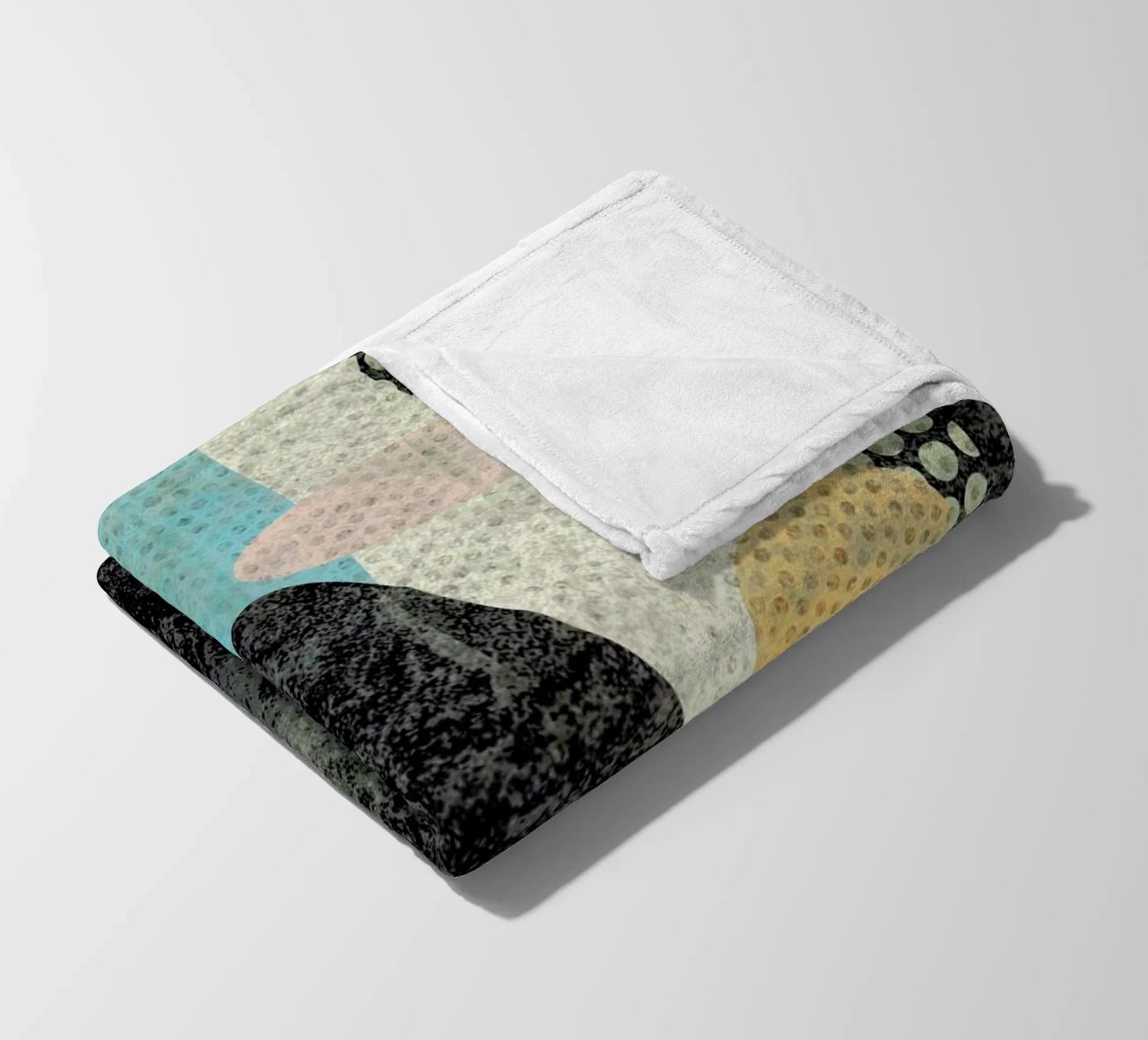 Abstraction fleece blanket by Metron