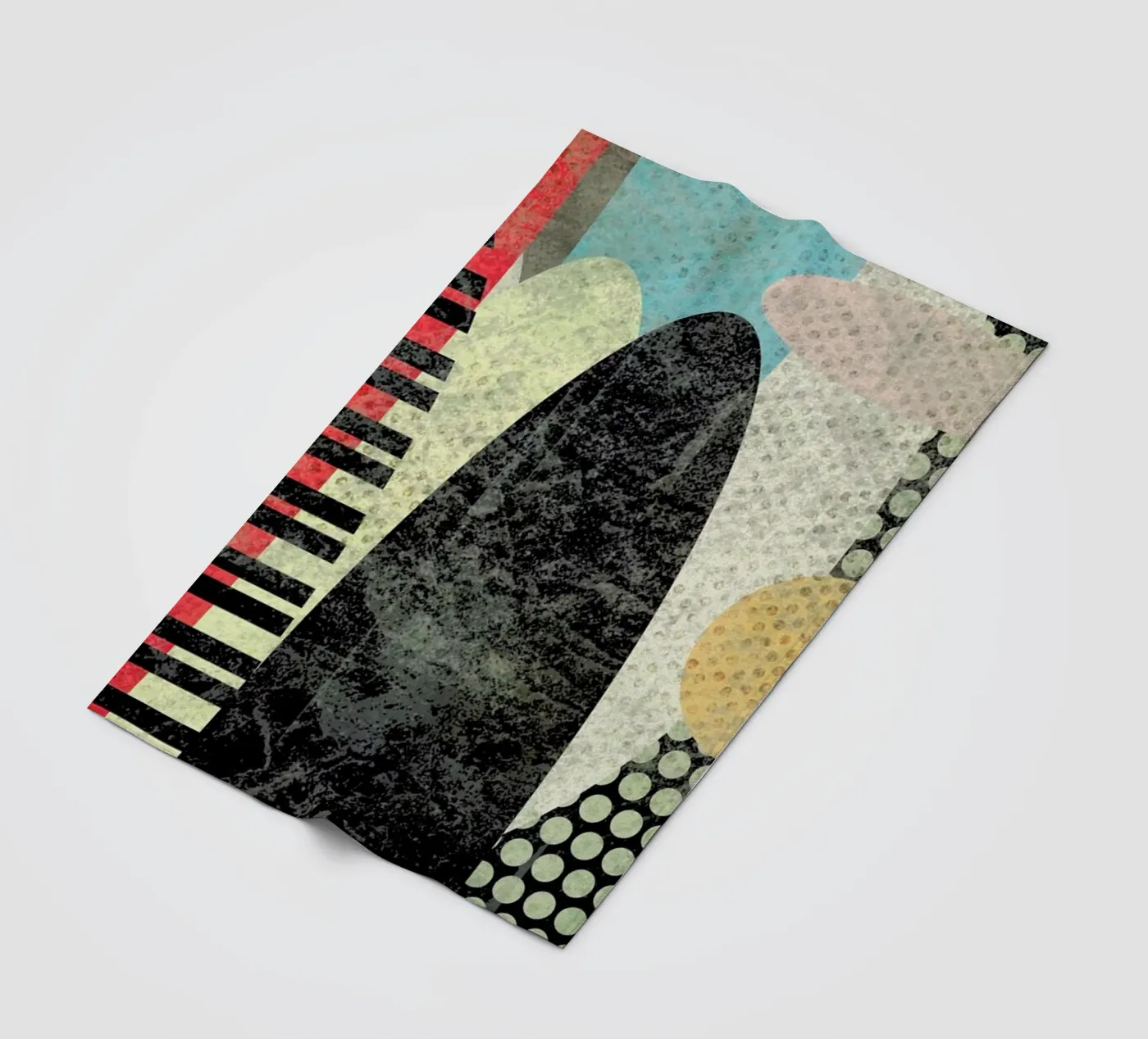 Abstraction fleecedeken van Metron