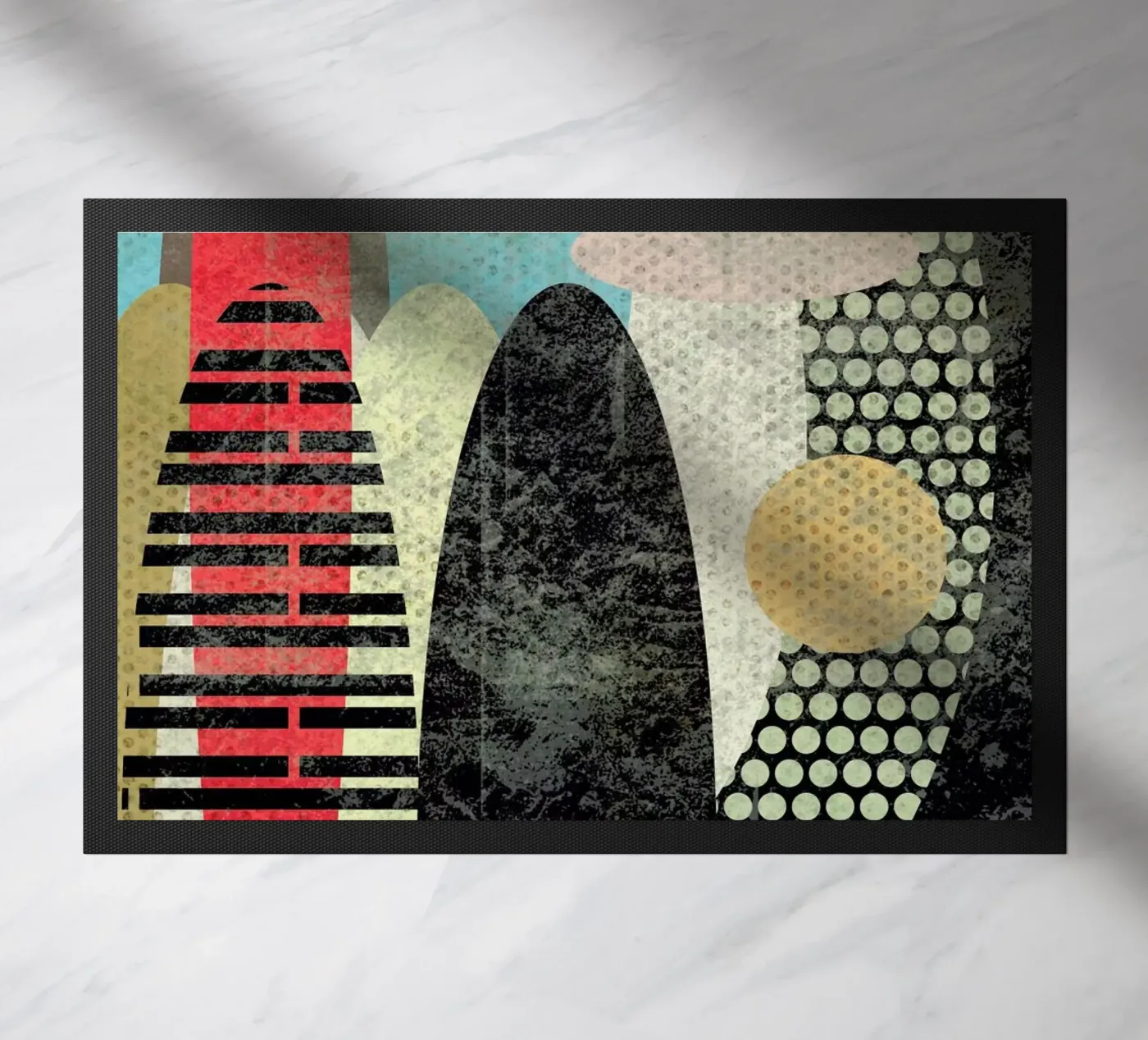 Abstraction deurmat van Metron