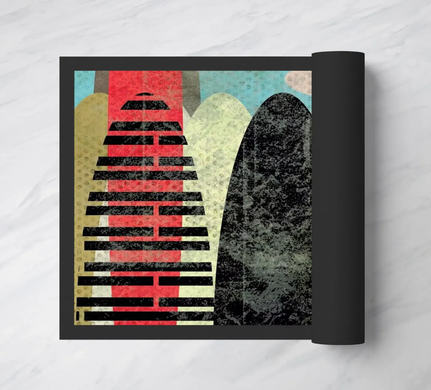 Abstraction deurmat van Metron