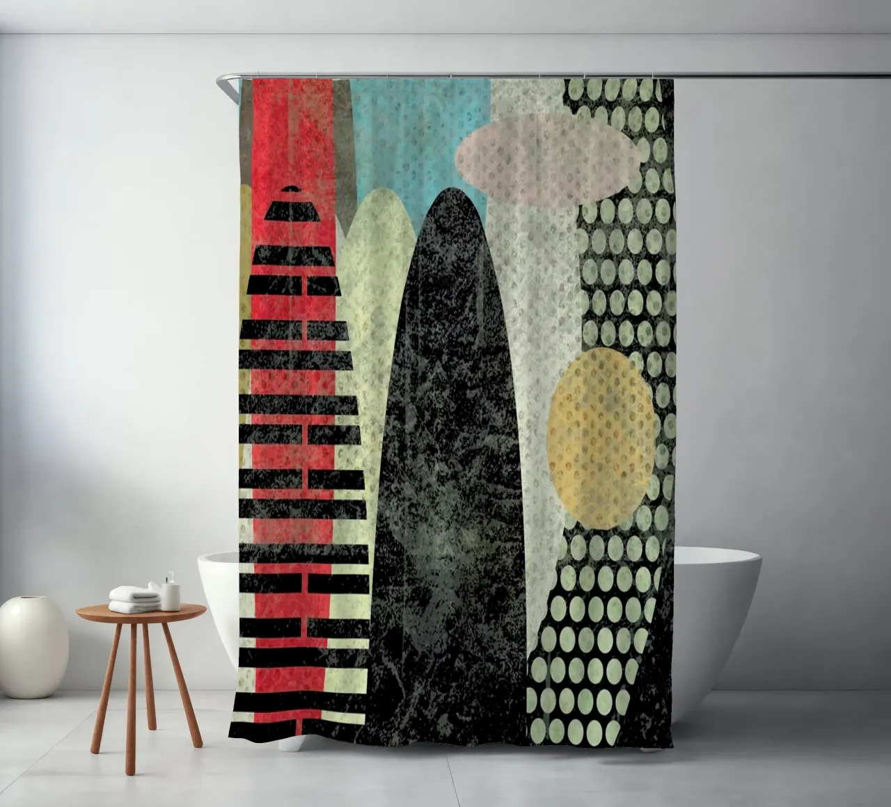 Abstraction tenda da doccia da Metron