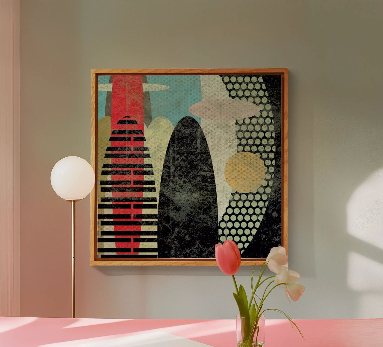 Abstraction acrylic glass by Metron