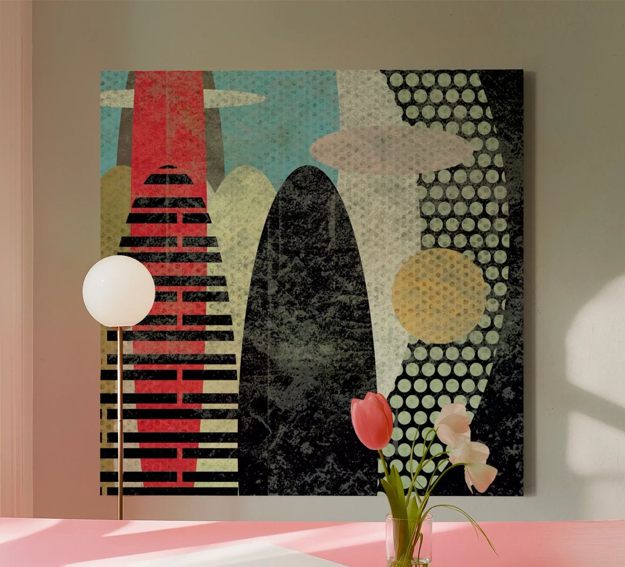 Abstraction canvas by Metron