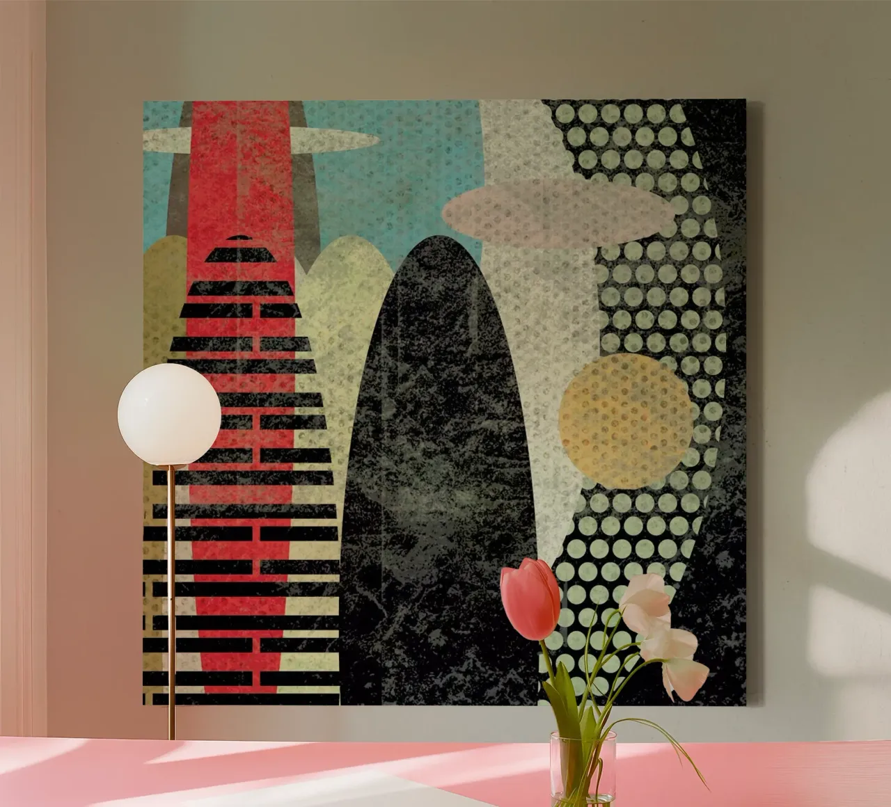 Abstraction canvas by Metron